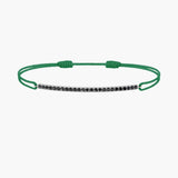 Black Diamond Bar Cord Bracelet