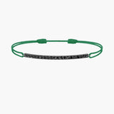Black Diamond Bar Cord Bracelet
