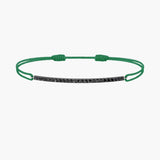 Black Diamond Bar Cord Bracelet