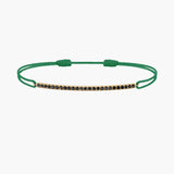 Black Diamond Bar Cord Bracelet