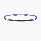 Black Diamond Bar Cord Bracelet