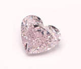 0.79 carat Heart diamond  Pink VVS2 Excellent