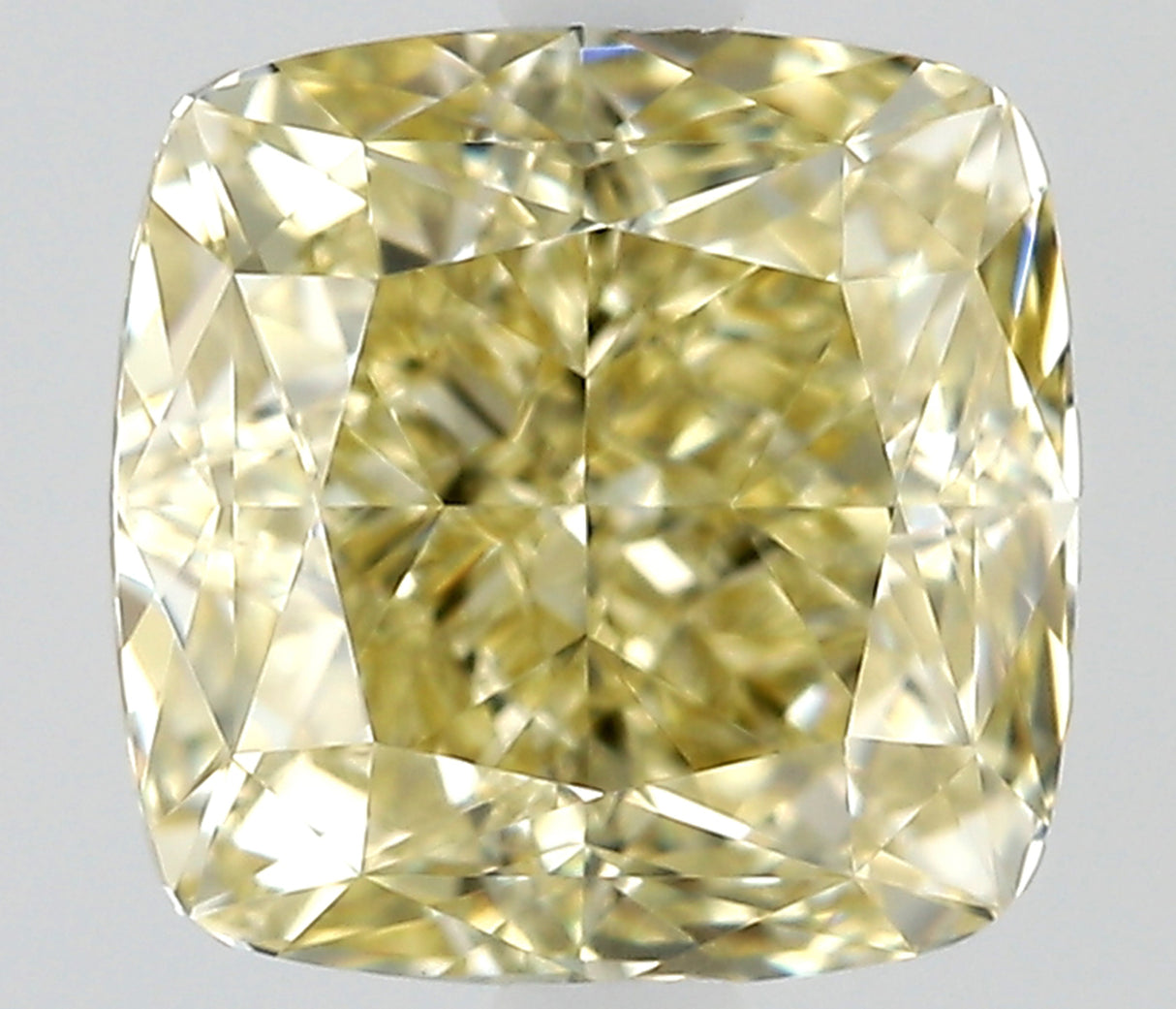 1.18 carat Cushion diamond  Yellow VVS1 Excellent
