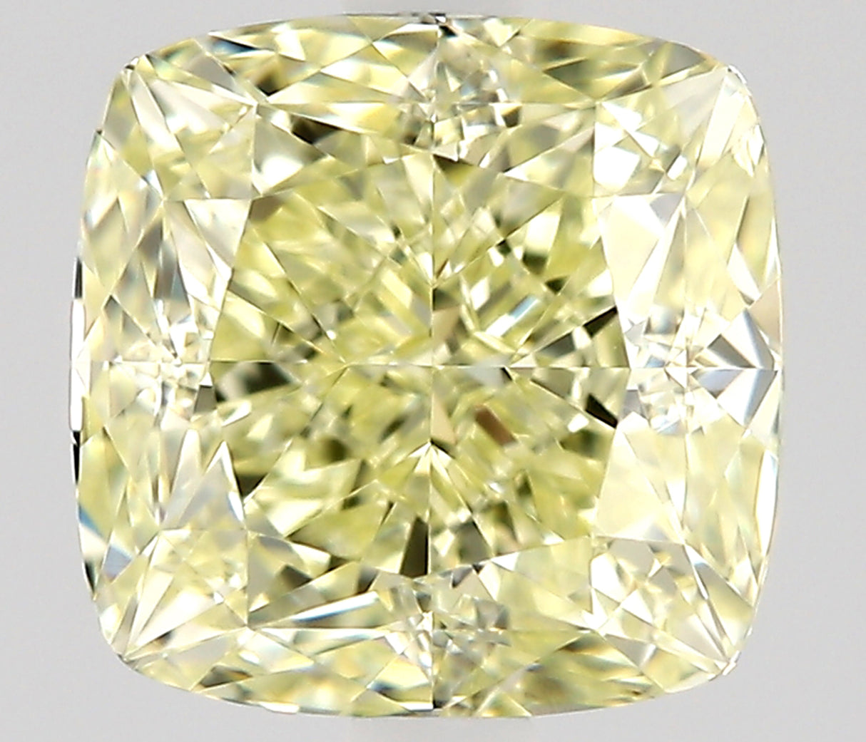 1.12 carat Cushion diamond  Yellow VVS1 Excellent