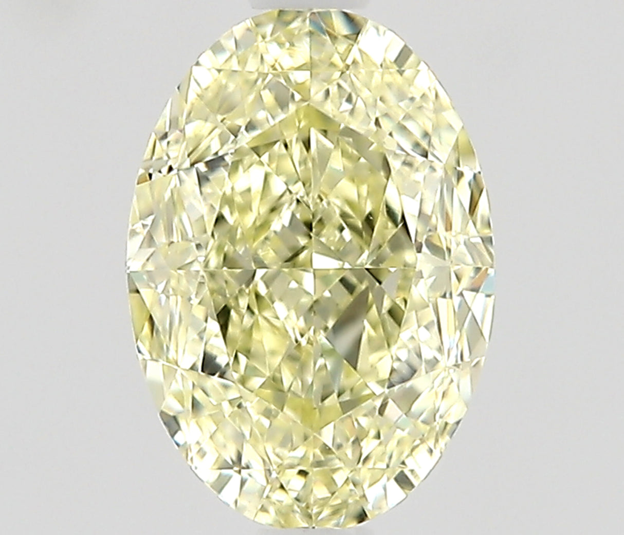 0.90 carat Oval diamond  Yellow VS1 Excellent