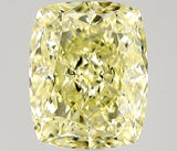 0.80 carat Cushion diamond  Yellow VVS2 Excellent