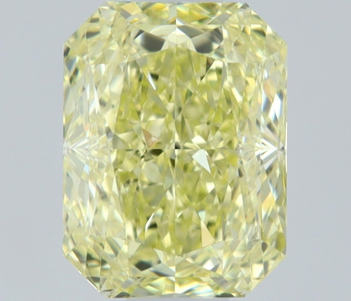 0.59 carat Radiant diamond  Yellow IF Excellent