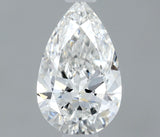 0.34 carat Pear diamond F  IF Excellent