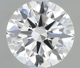 0.47 carat Round diamond F  IF Excellent