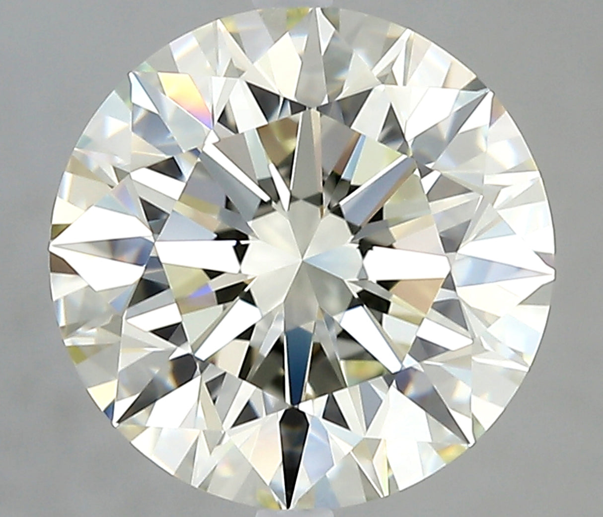 3.37 carat Round diamond J  VVS2 Excellent