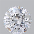 2.07 carat Round diamond D VVS2 Excellent