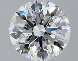 2.09 carat Round diamond E VVS1 Excellent