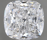 1.7 carat Cushion diamond D  VVS2