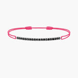 Black Diamond Bar Cord Bracelet