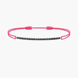 Black Diamond Bar Cord Bracelet