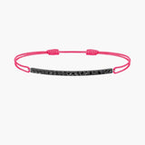 Black Diamond Bar Cord Bracelet