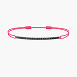 Black Diamond Bar Cord Bracelet