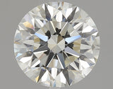 1.70 carat Round diamond J  VVS1 Excellent