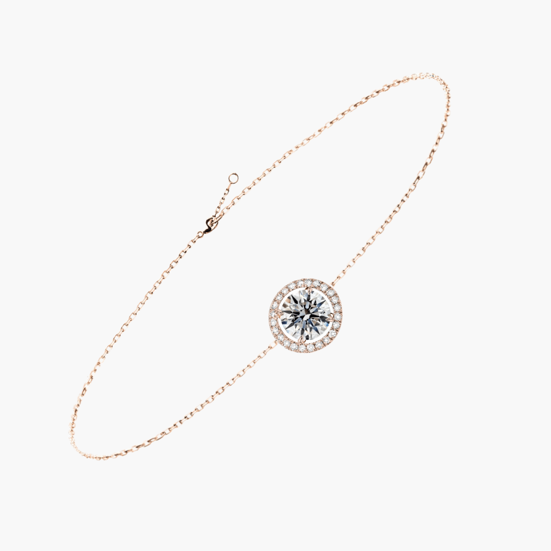 Exception Diamond Halo Bracelet