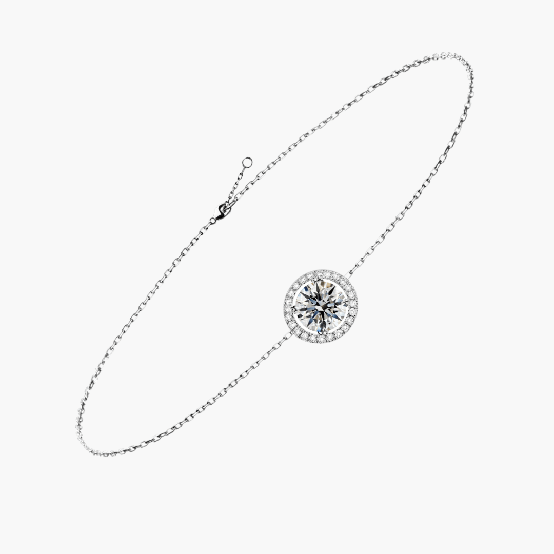 Exception Diamond Halo Bracelet