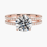 <tc>Bague Solitaire Halo Exception</tc>