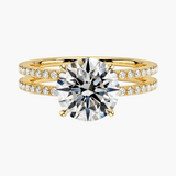 <tc>Bague Solitaire Halo Exception</tc>