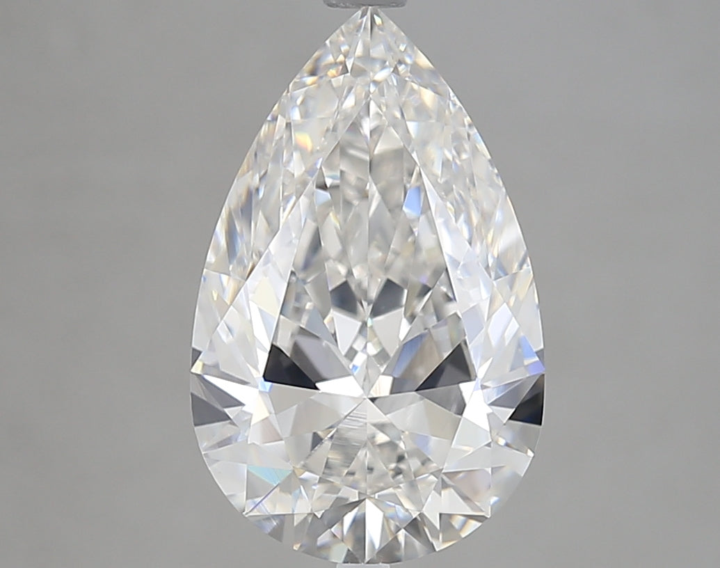 3.50 carat Pear diamond F  VVS2