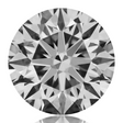 0.41 carat Round diamond E VVS2 Excellent