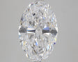 4.64 carat Oval diamond D IF 