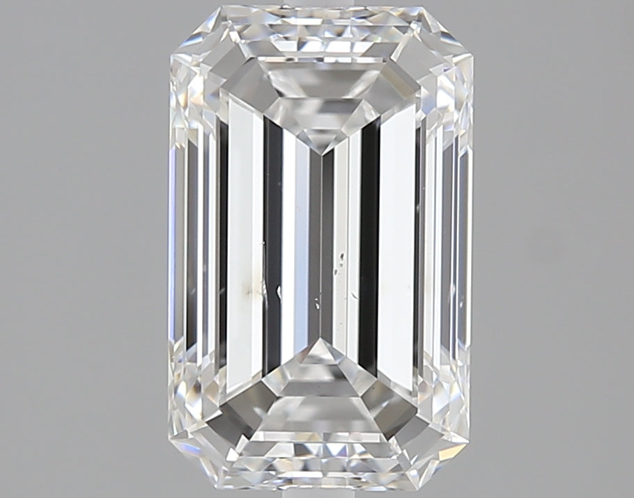 2.02 carat Emerald diamond E  SI2