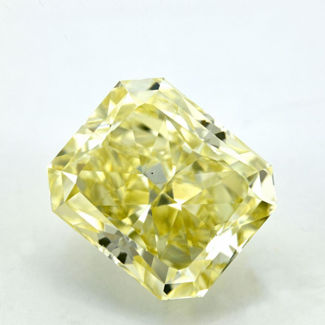 12.05 carat Radiant diamond  Yellow VS2