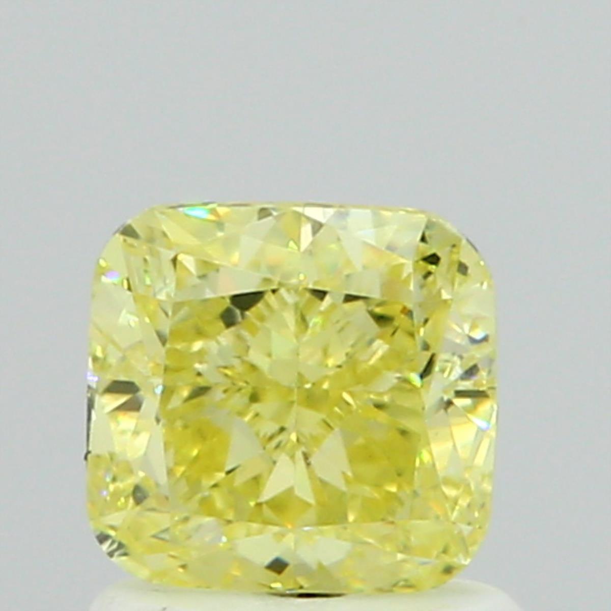 1.1 carat Cushion diamond  Yellow VS1