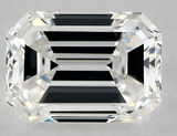 4.22 carat Emerald diamond H  VS1
