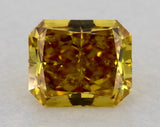 0.33 carat Radiant diamond  Yellow SI2