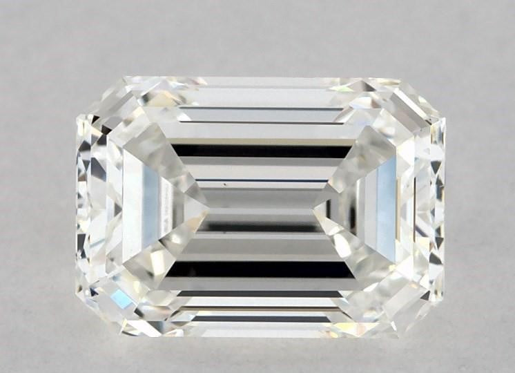 Diamant émeraude de 0,84 carat G VS2