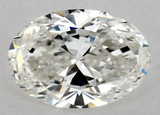 1.01 carat Oval diamond H SI1 