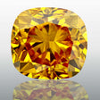 8.78 carat Cushion diamond Yellow VS2 