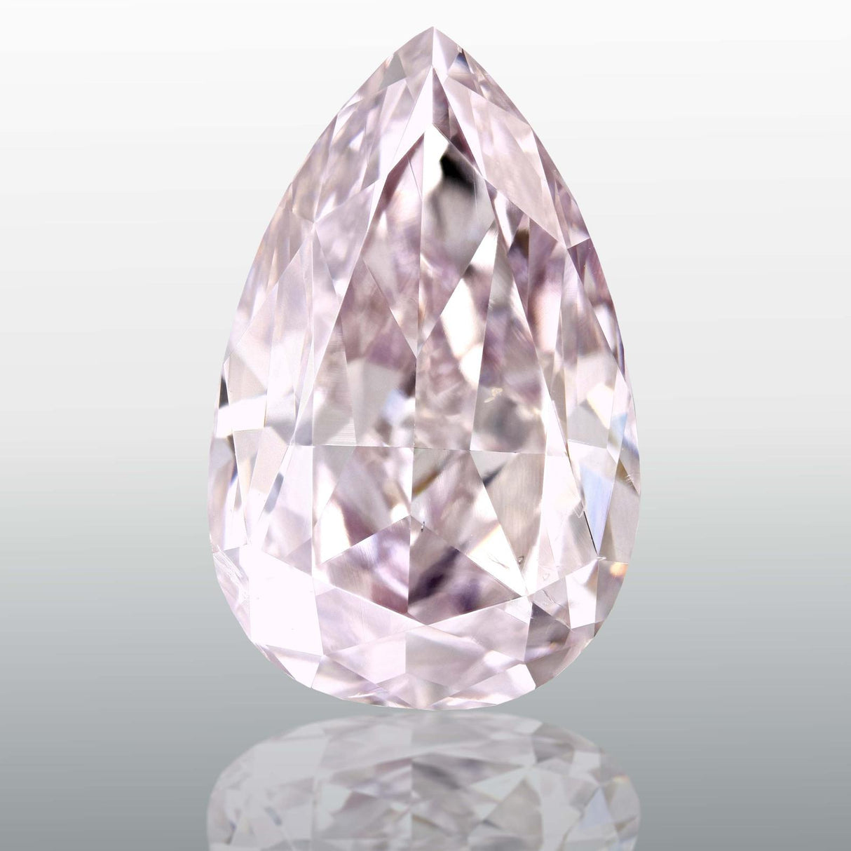 2.58 carat Pear diamond  Purple SI2