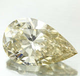 10.13 carat Pear diamond  Brown SI1