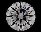 0.50 carat Round diamond I  VVS2 Excellent