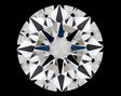 0.21 carat Round diamond D VVS2 Excellent