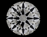 0.53 carat Round diamond F  VVS2 Excellent