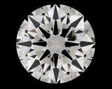 0.41 carat Round diamond J  VVS2 Excellent