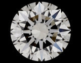 0.37 carat Round diamond I VVS2 Excellent