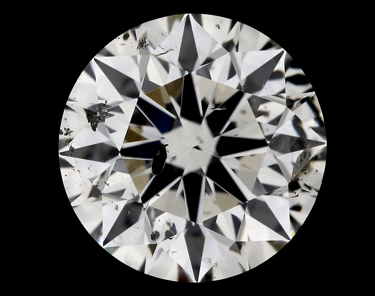 2.21 carat Round diamond I  I1 Excellent