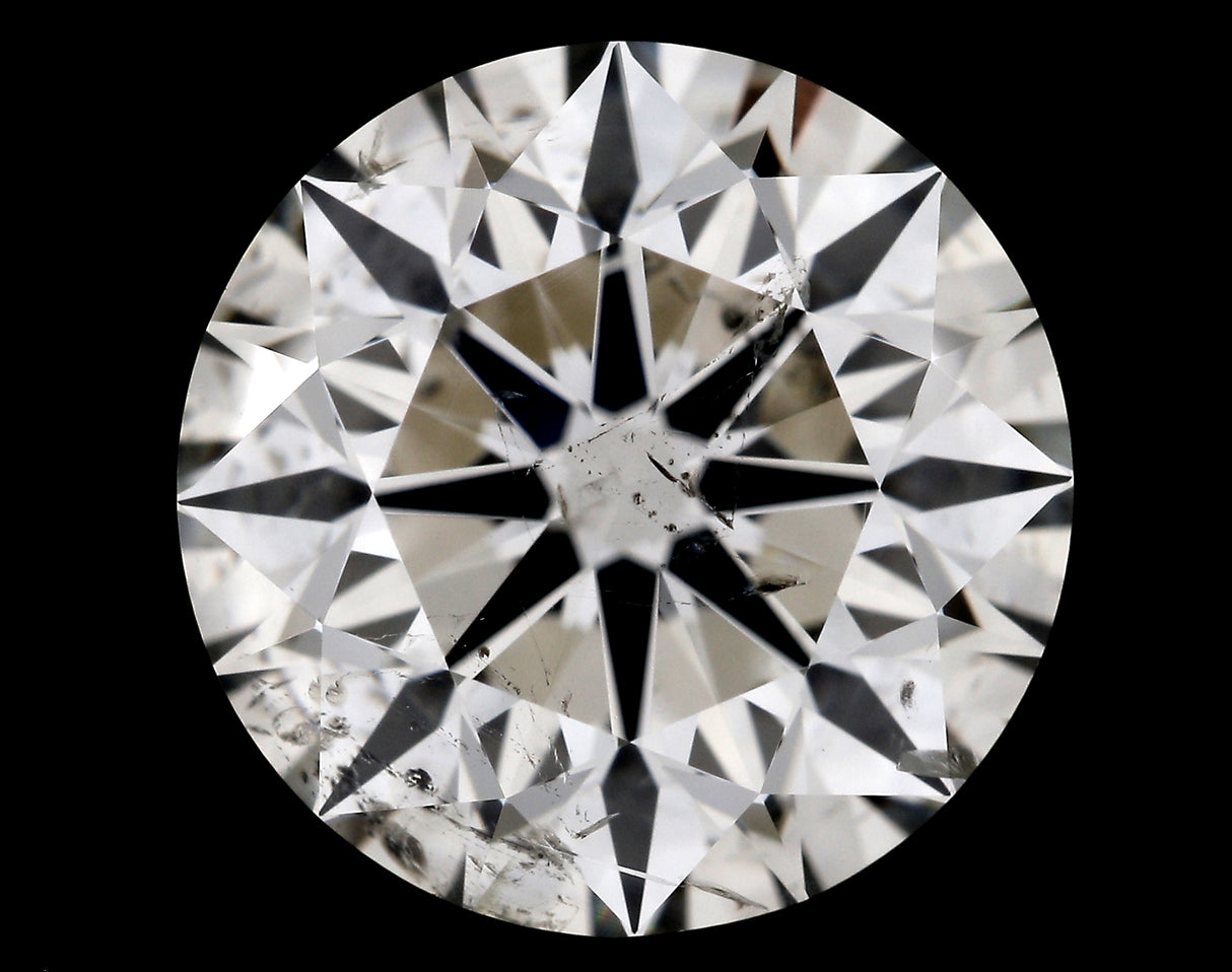 2.65 carat Round diamond I  I1 Excellent