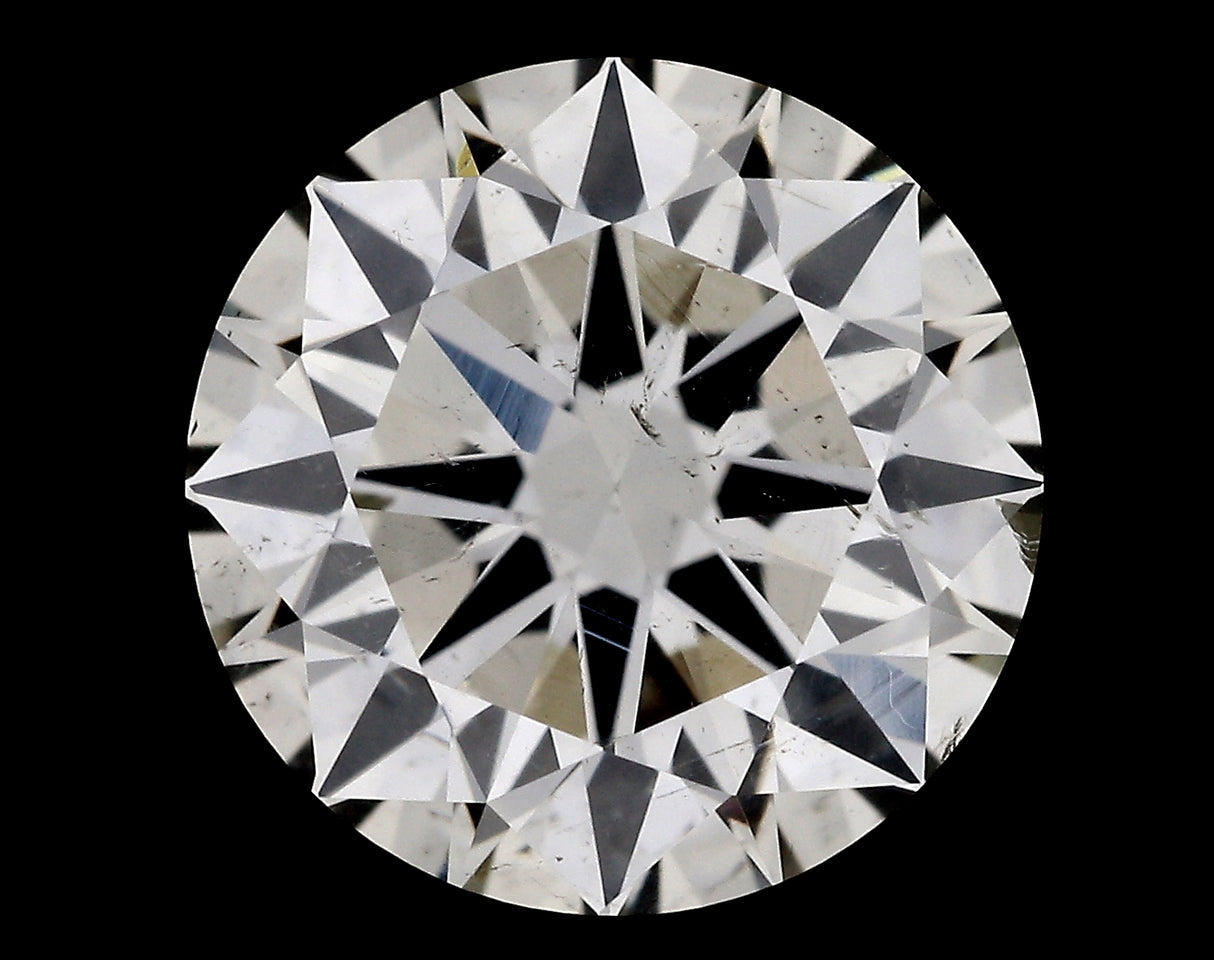 2.08 carat Round diamond J  I1 Very good