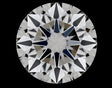 0.21 carat Round diamond F IF Excellent