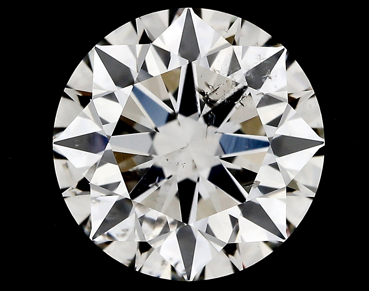 2.12 carat Round diamond G I1 Excellent