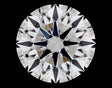 0.52 carat Round diamond D VVS2 Excellent